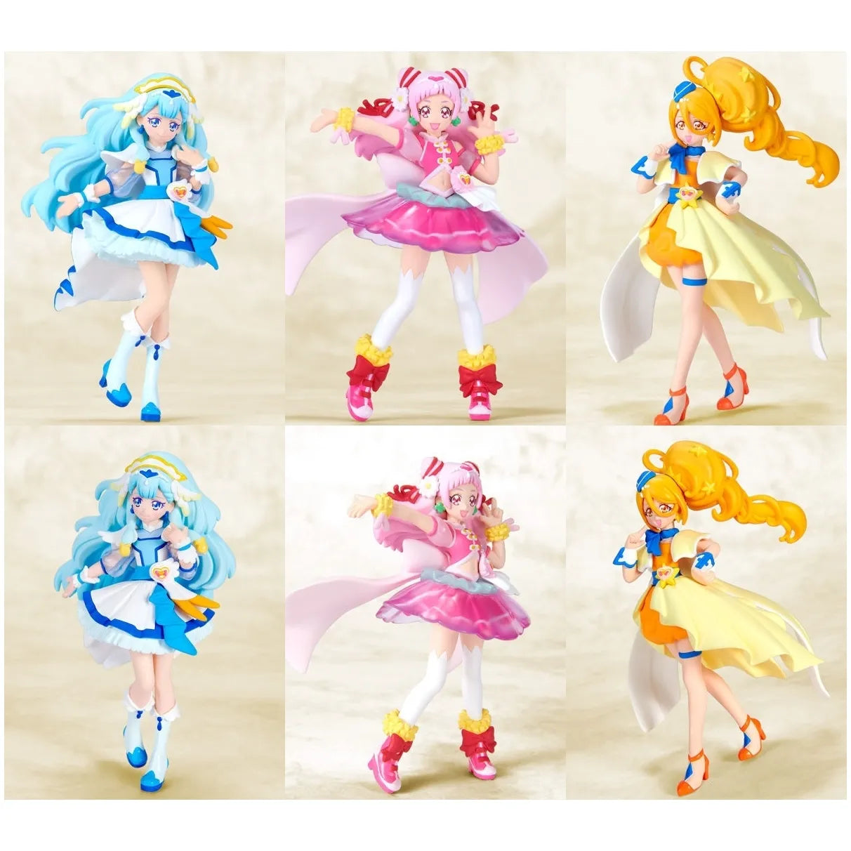 HUGっとプリキュア キューティーフィギュア キュアエール キュアアンジュ キュアエトワール