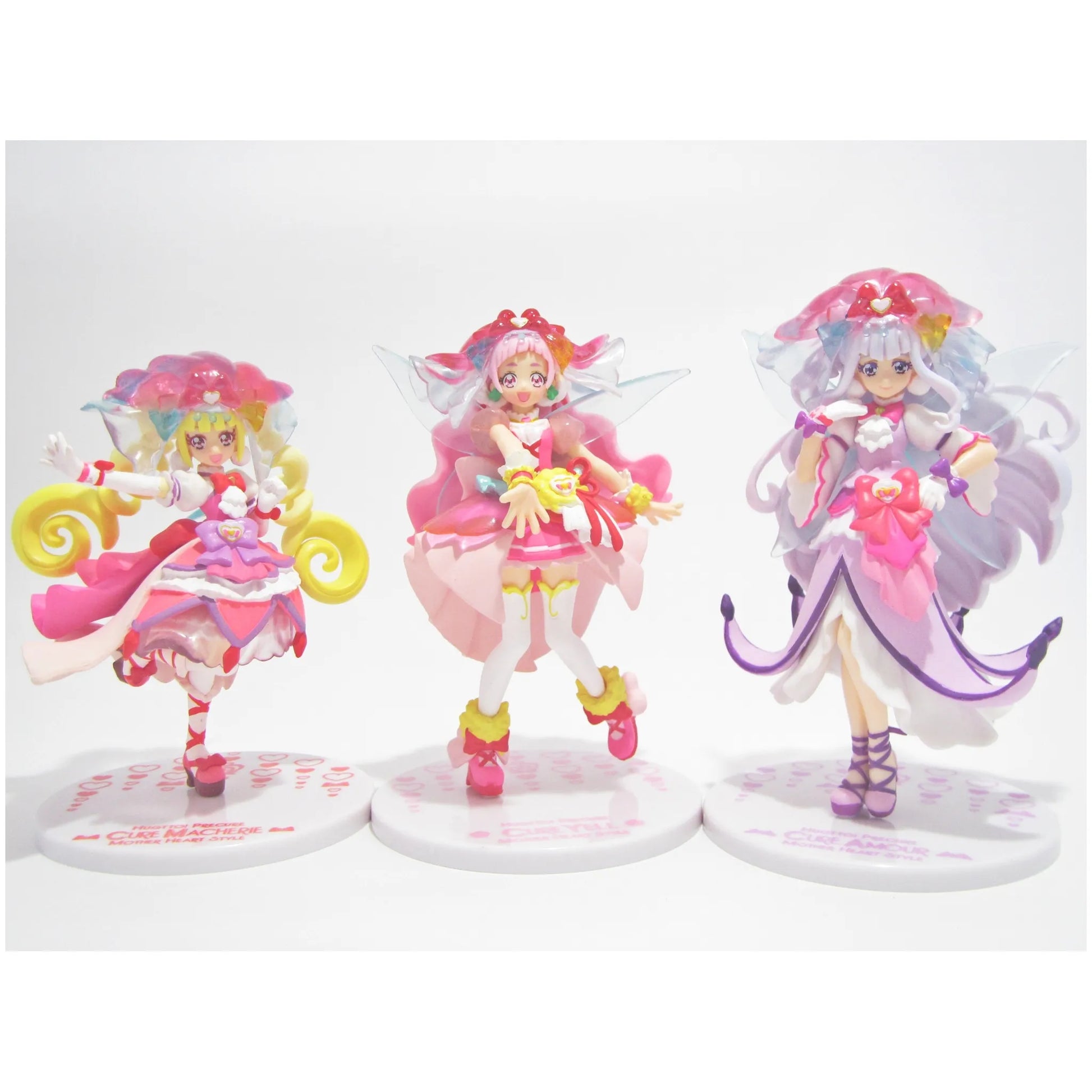 HUGっとプリキュア キューティーフィギュア キュアエール キュアマシェリ キュアアムール マザーハートスタイル